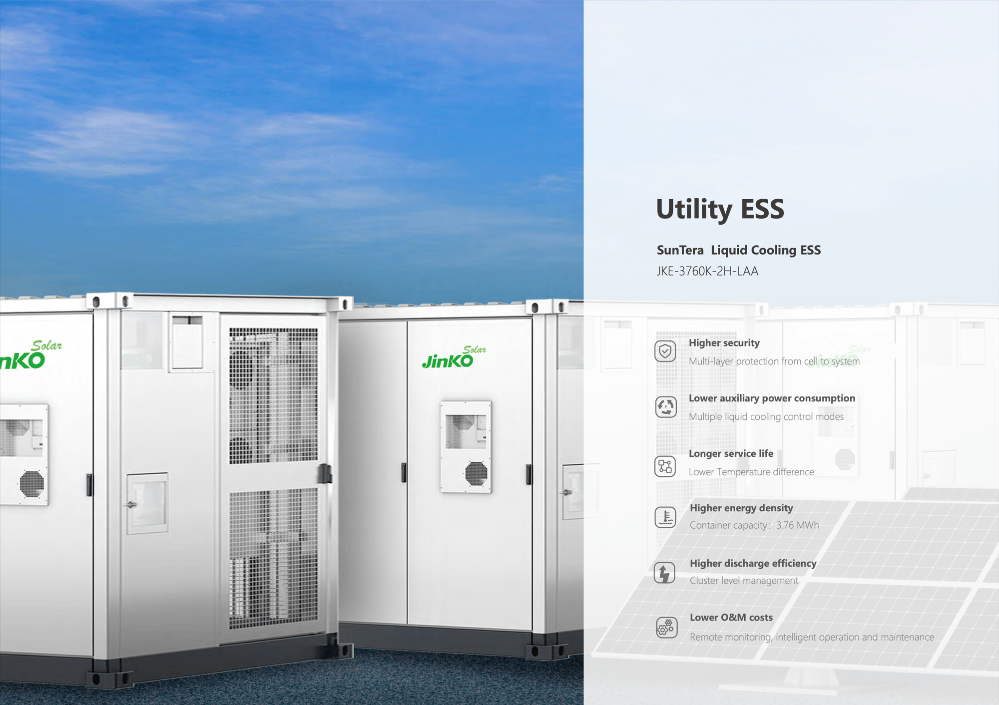 3.76 MWh Jinko JKE-3760K-2H-LAA Storage System