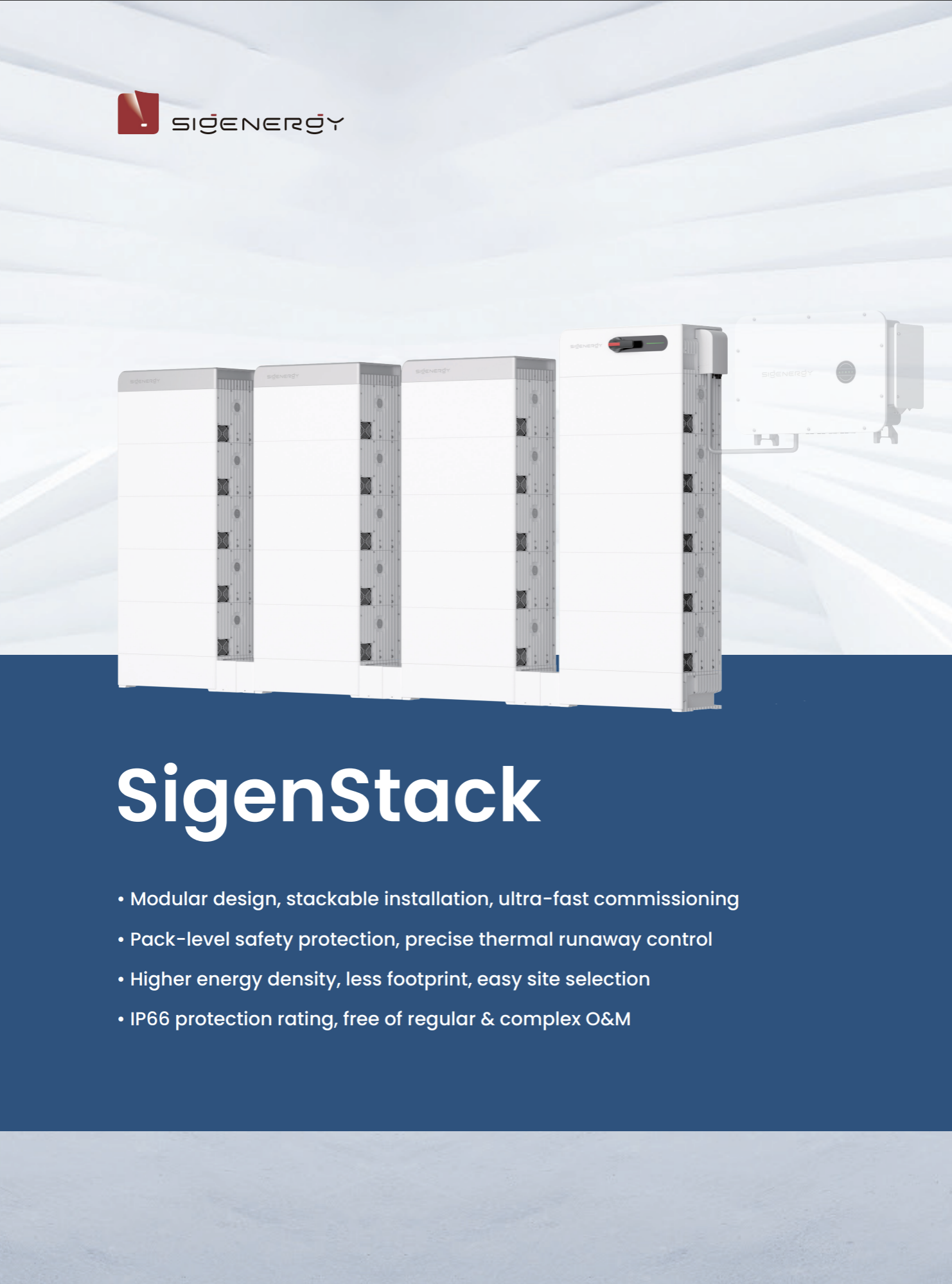 48 kWh Sigenergy SigenStack BAT 12.0 Storage System
