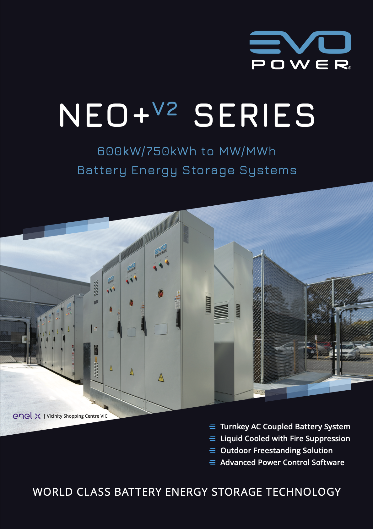 750 kWh EVO Power NEO+ V2.0 Storage System