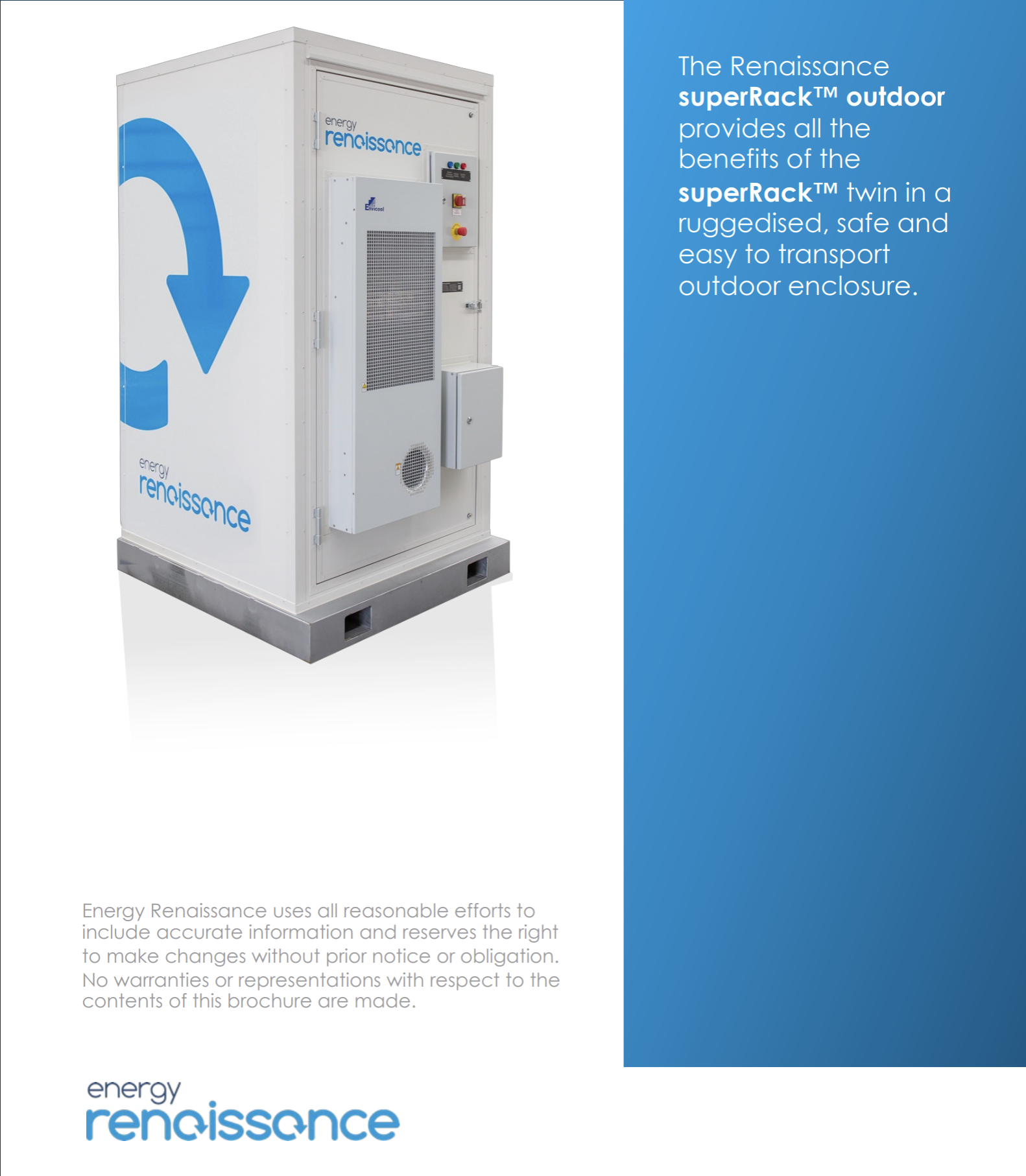92.16 kWh Energy Renaissance Outdoor superRack