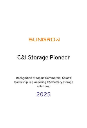 C&I Storage Pioneer Award