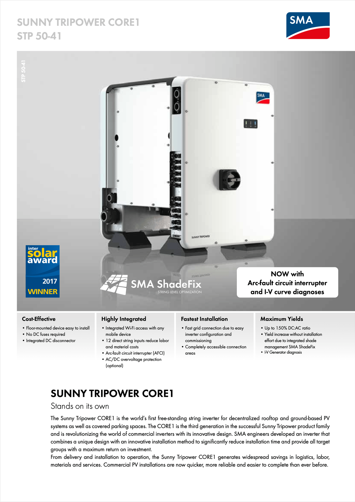 SMA Sunny Tripower Core1 Inverter