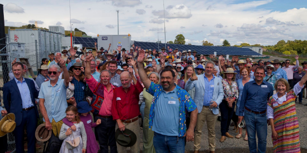 Community solar and battery project launches after 12 years