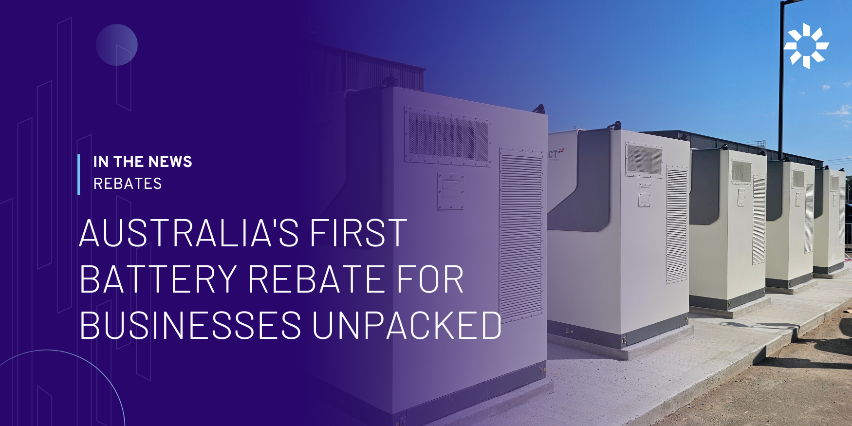 Australia's First Battery Rebate for Businesses Unpacked